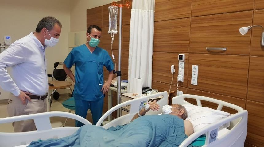 Başkan Kılın&ccedil;&rsquo;tan, hastalara moral ziyareti