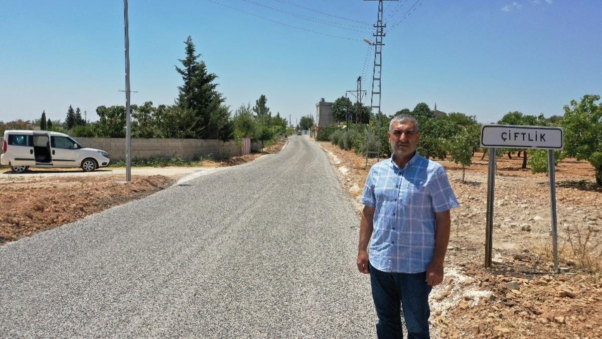 Karkamış kırsalında 22 bin 500 metrelik yol yapıldı