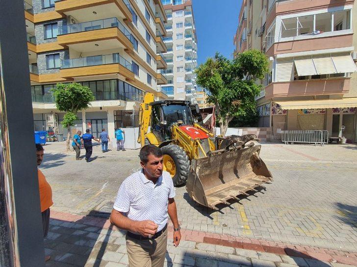 Alanya Belediyesi kaçak büroyu yıktı G3