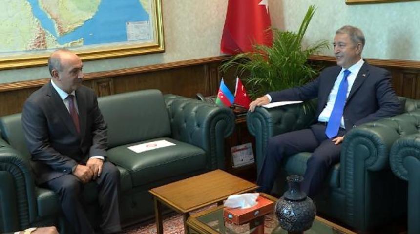 Bakan Akar, Azerbaycan Savunma Bakan Yardımcısını kabul etti