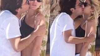 Hacı Sabancı'nın Nazlı Kayı'yı öpmesi olay oldu! 'Ne kadar istekli...'