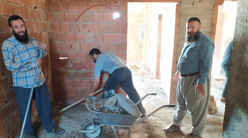 Yeni m&uuml;ft&uuml;l&uuml;k binasında restorasyon &ccedil;alışmaları devam ediyor