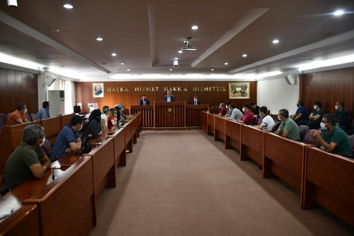 Başkan Taban, ruhsat denetim personeliyle buluştu