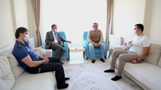 Vali ve Emniyet Müdürü’nden ’Geçmiş olsun’ ziyareti