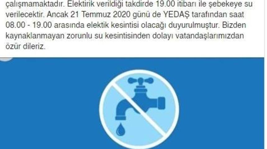 Osmancık&rsquo;ta su kesintisi