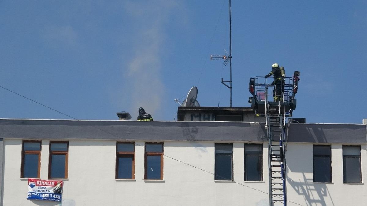 Samsun&rsquo;da baca yangını korkuttu
