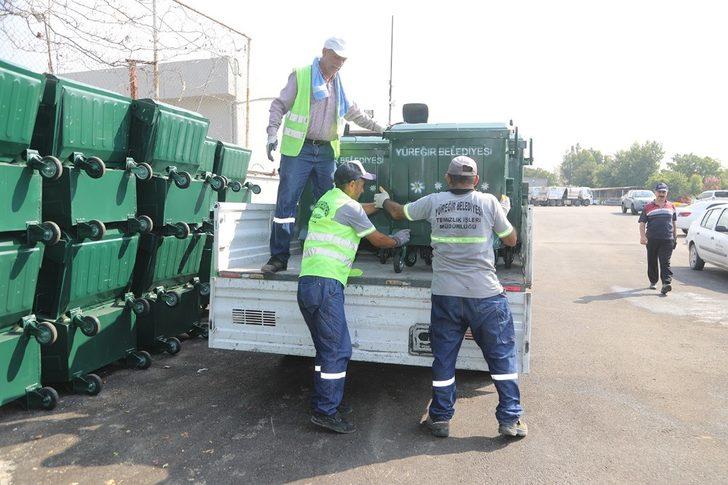 Yüreğir’de çöp konteynerleri yenileniyor G1