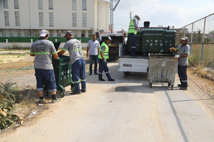 Yüreğir’de çöp konteynerleri yenileniyor G3