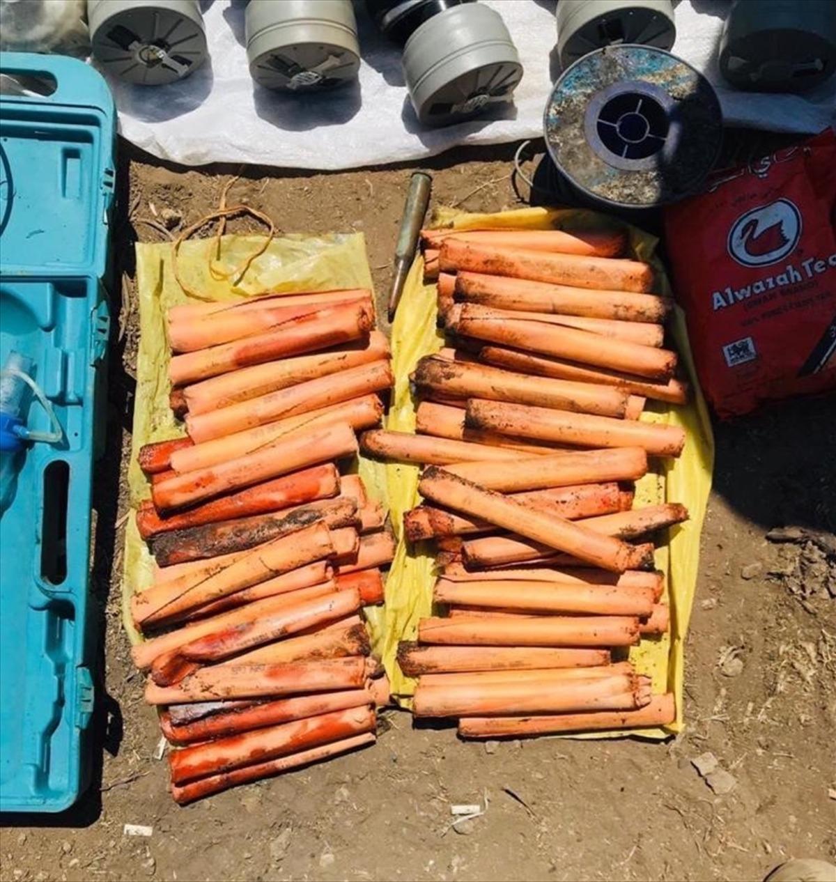 Pen&ccedil;e-Kaplan Operasyonu kapsamında m&uuml;himmat ve yaşam malzemesi ele ge&ccedil;irildi