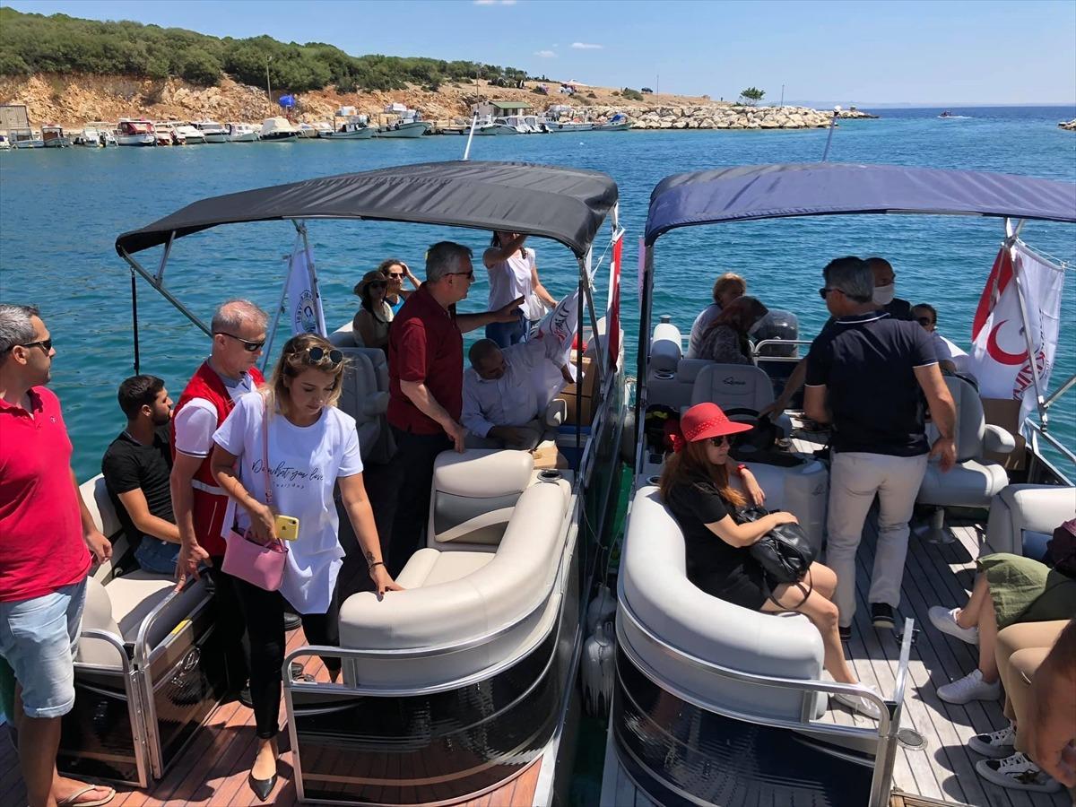 Şehit ailelerine Saros K&ouml;rfezi'nde "moral turu"
