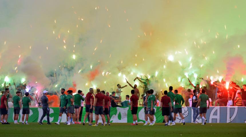 Bursaspor'dan taraftarlı antrenman