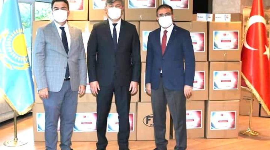 EkoAvrasya&rsquo;dan Kazakistan&rsquo;a tıbbi malzeme desteği
