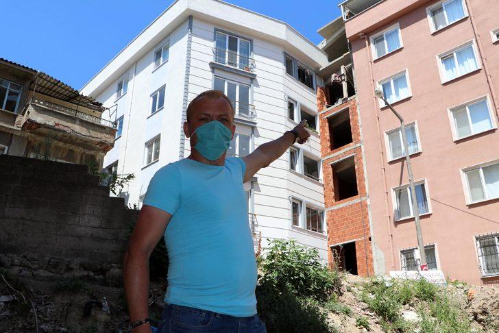 Fıkra gibi inşaat isyan ettirdi! Yan bina penceresine kadar gelince... G1