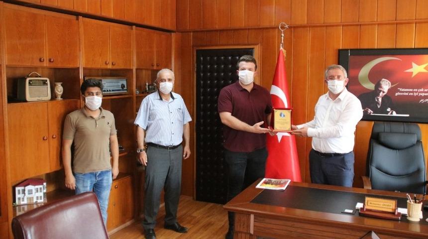 Kaymakam Önder’e veda ziyareti