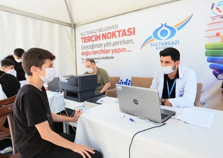 Sultangazi Belediyesinden LGS tercih çadırı G4