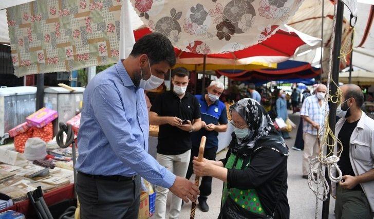 Başkan Kocaman semt pazarında esnaf ve vatandaşlarla buluştu G2