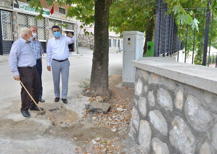 Başkan Yılmaz, Akif amcaya misafir oldu G3
