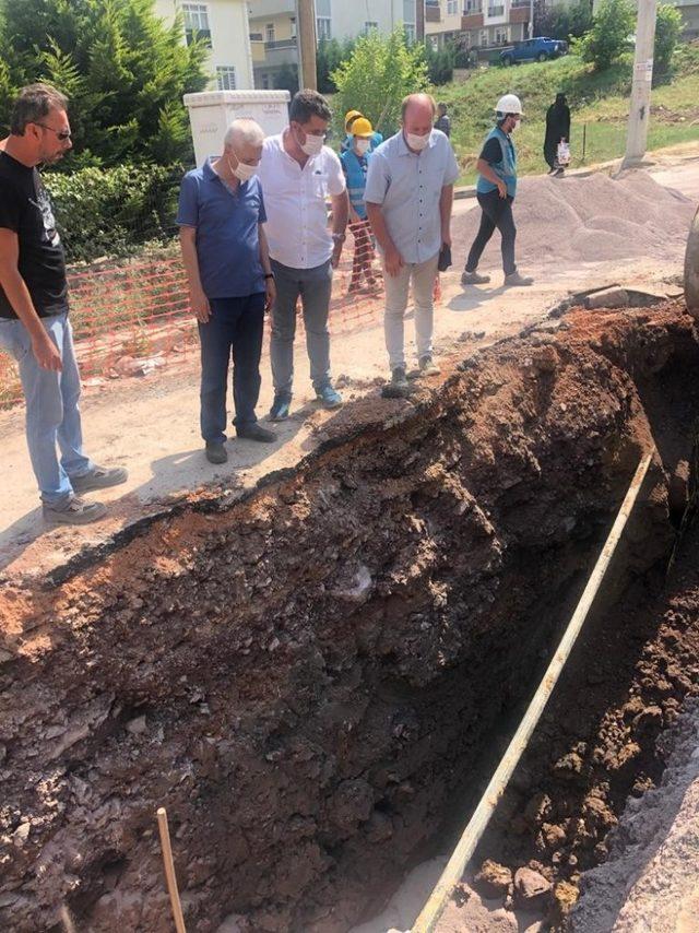 İSU Genel Müdürü Ali Sağlık, yatırımları yerinde inceledi