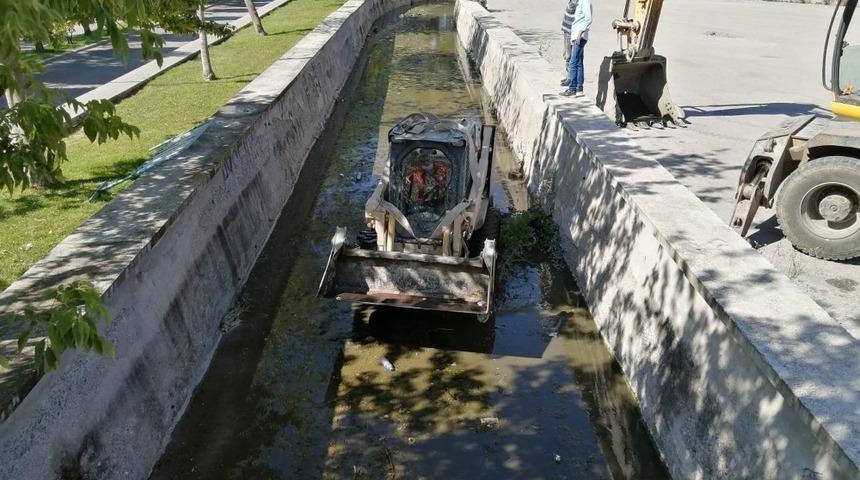 G&ouml;lbaşı Belediyesi Kanalların onarımını tamamladı