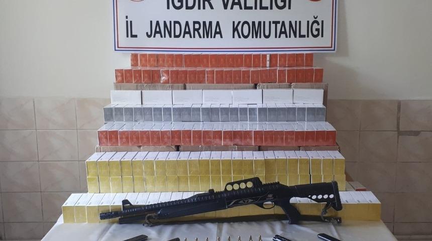 Iğdır&rsquo;da ka&ccedil;ak&ccedil;ılık operasyonu: 1 g&ouml;zaltı