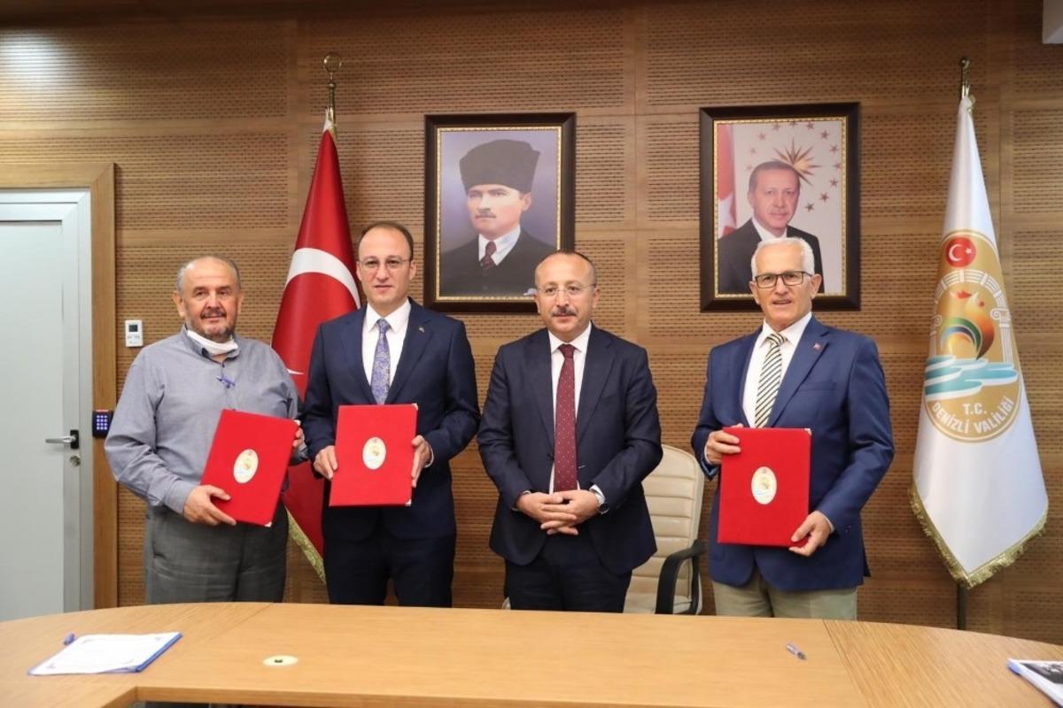 Denizli&rsquo;de 2 yeni okul i&ccedil;in protokol imzalandı