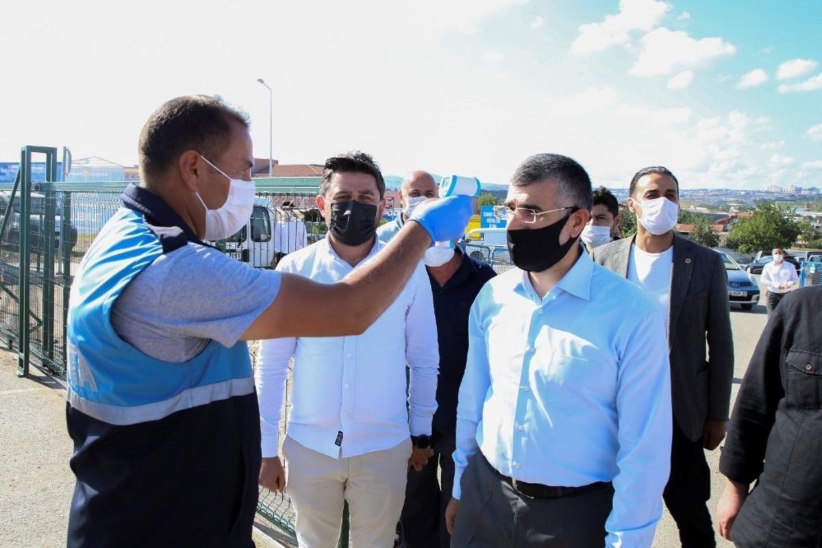 Başkan H&uuml;seyin Keskin kurban esnafına bereket diledi