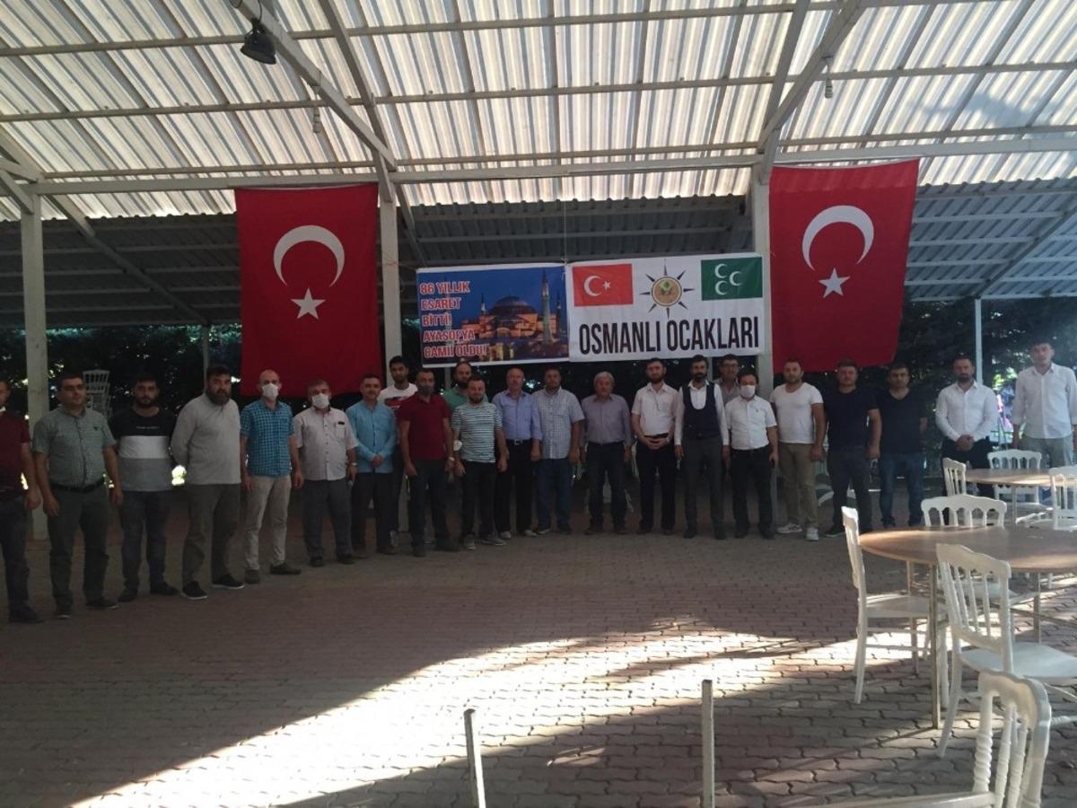 Osmanlı Ocakları Ayasofya&rsquo;nın ibadete a&ccedil;ılması nedeniyle kurban kesti