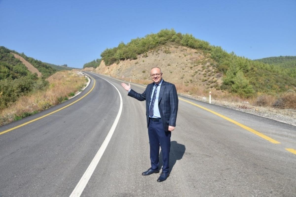 B&uuml;y&uuml;kşehir, Manisa yollarına 300 bin ton beton d&ouml;kt&uuml;