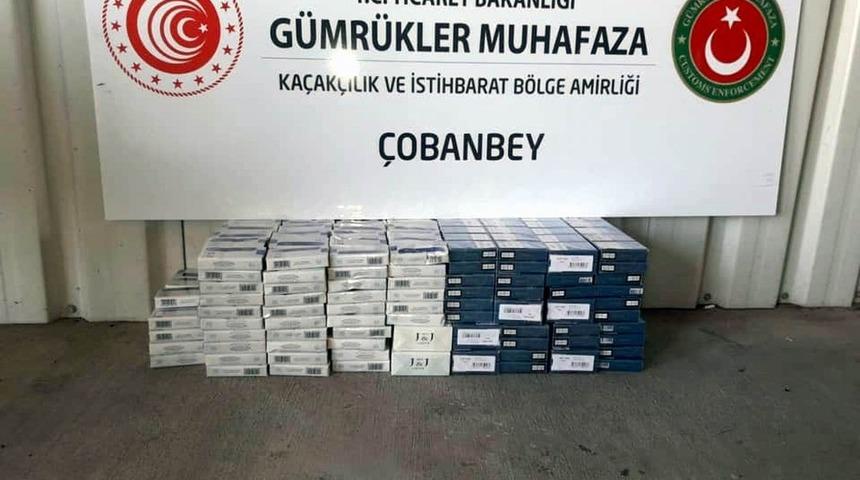770 paket ka&ccedil;ak sigara ele ge&ccedil;irildi