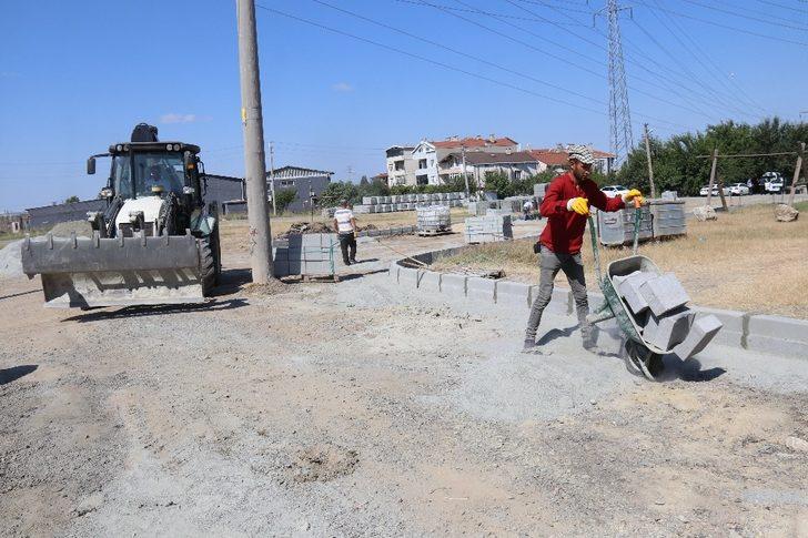 Ergene Belediyesi yol yapım çalışmalarına devam ediyor G3