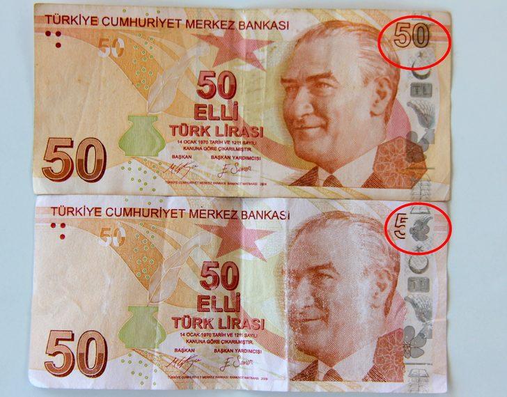 Hatalı basılmış 50 TL’lik banknotu 75 bin TL’ye satmak istiyor G1