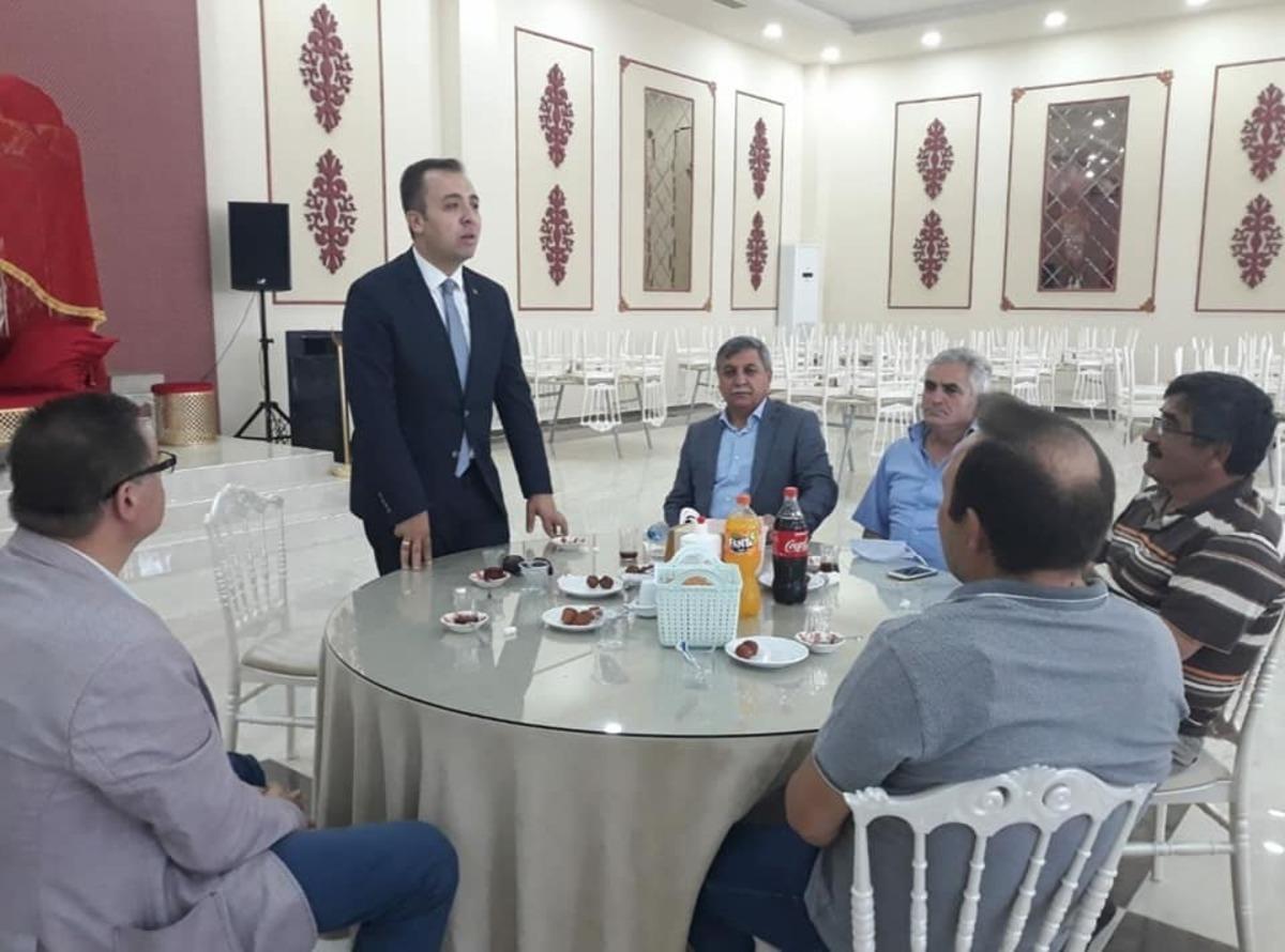 İki il&ccedil;e protokol&uuml; veda yemeğinde buluştu