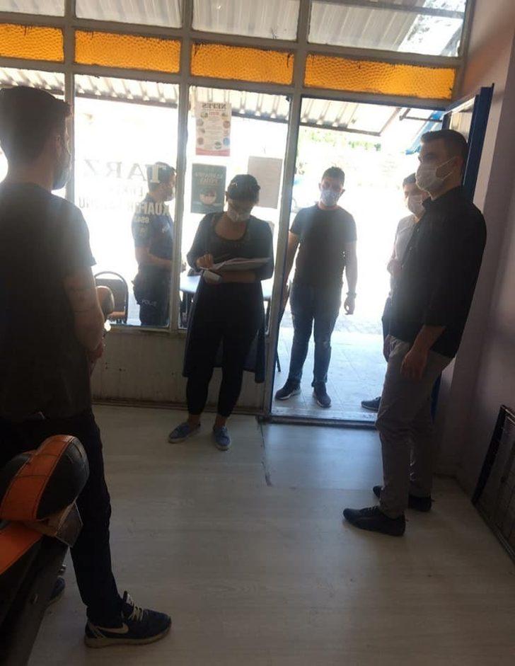 Dumlupınar’da iş yerlerine Korona virüs denetimi G3