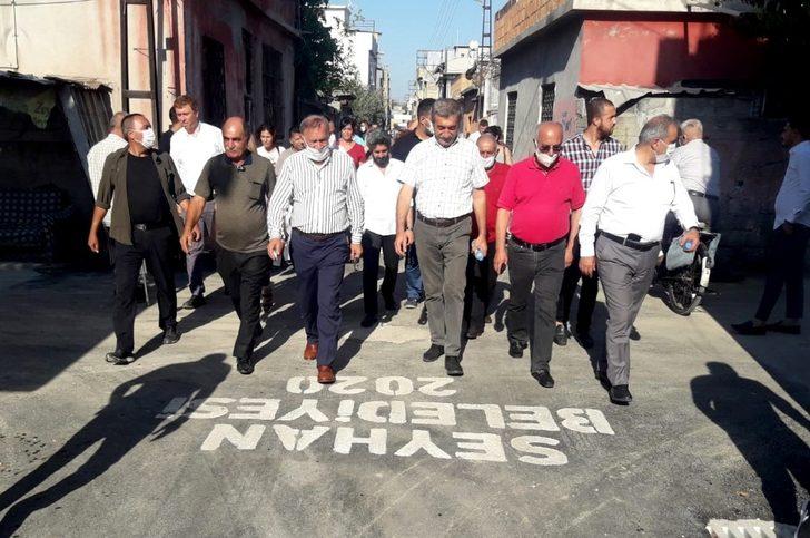 Asfaltlanan sokaklara sembolik açılış G3