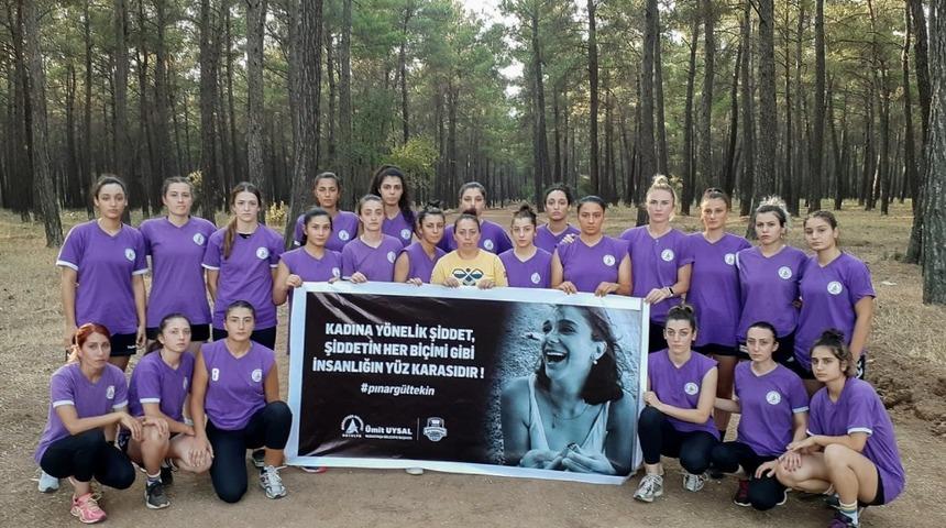 Son antrenmanda Pınar i&ccedil;in koştular