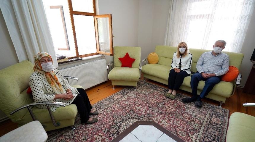 Başdeğirmen &ccedil;iftinden şehit eşine vefa &ouml;rneği