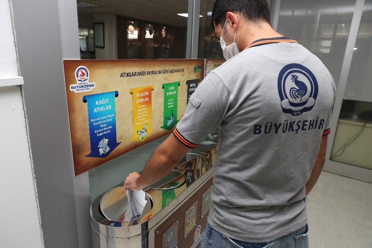 Denizli B&uuml;y&uuml;kşehir Belediyesinde &lsquo;sıfır atık&rsquo; d&ouml;nemi