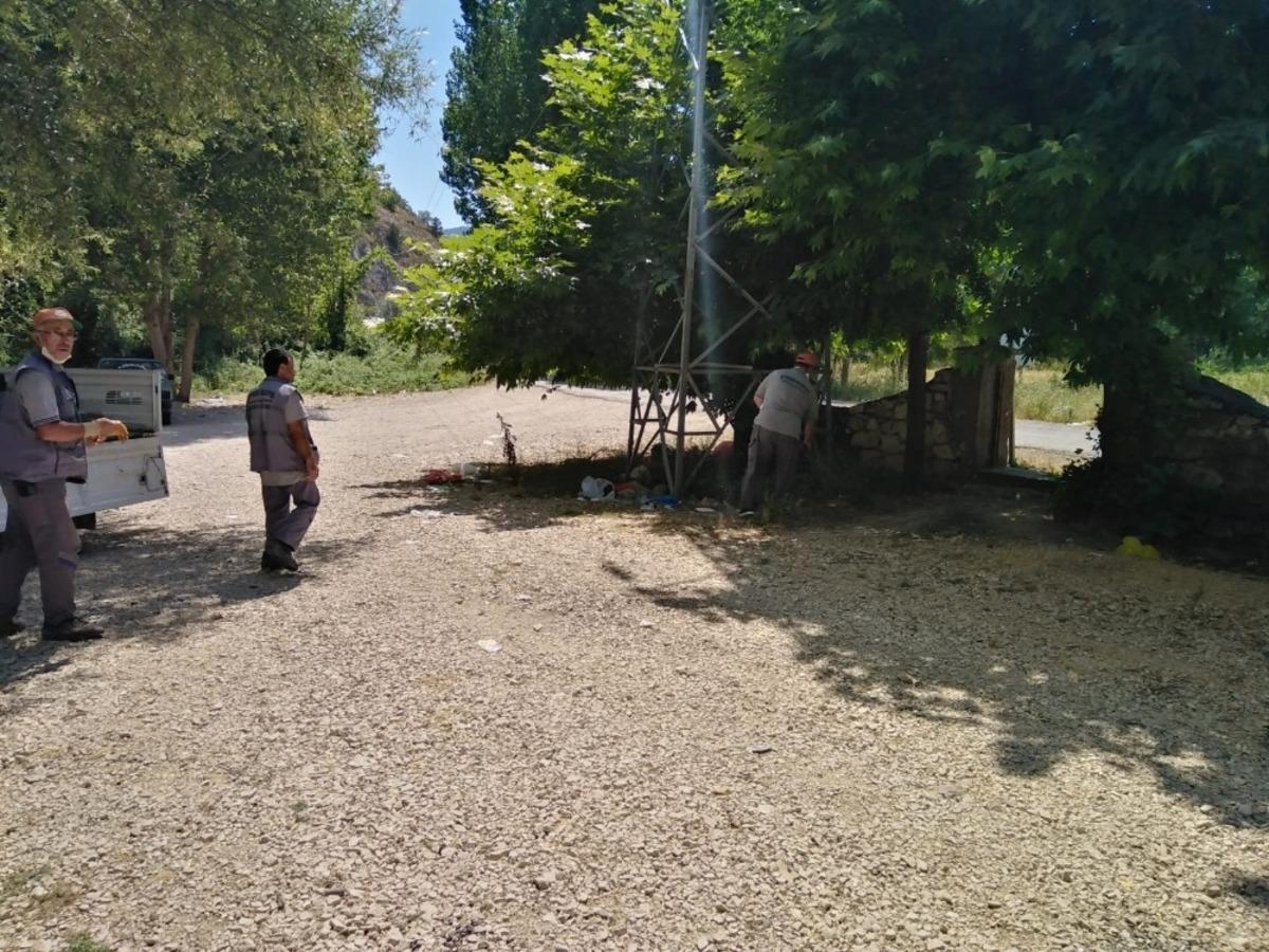 Beypazarı Belediyesi piknik ve mesire alanlarını kirleten vatandaşları uyardı