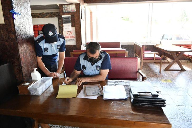 Mamak’ta iş yerlerine yönelik korona virüs denetimi G4