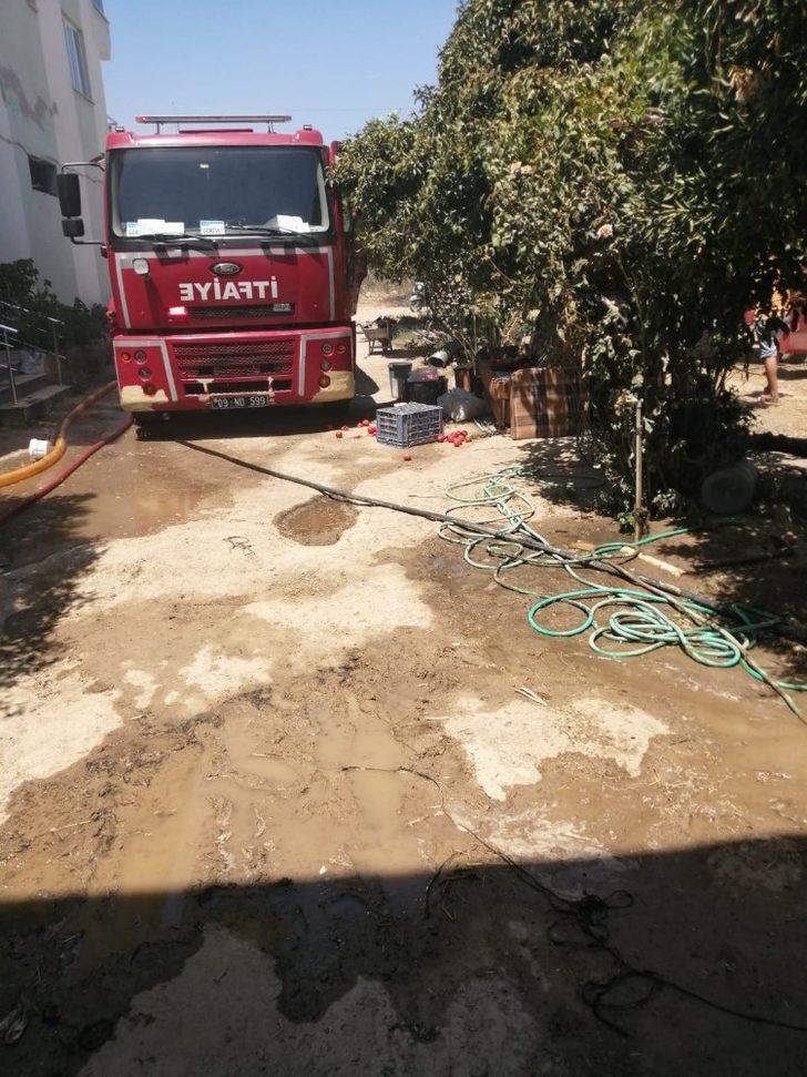 Kaynak makinesi 20 ton samanı küle çevirdi G5