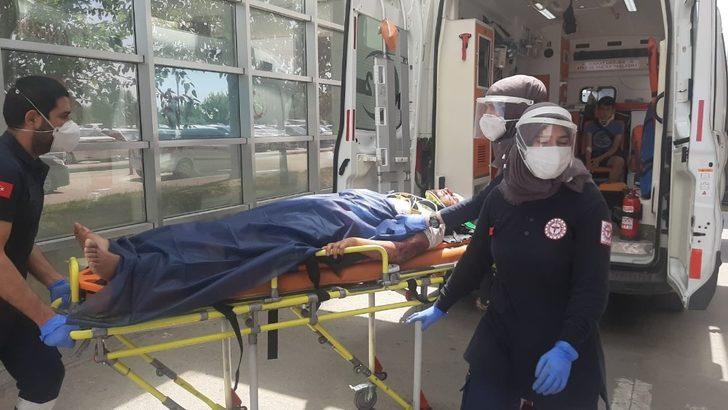 Otomobil ile motosiklet çarpıştı: 2 yaralı G2