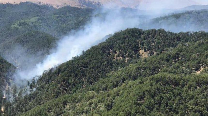 Kızıldağ&rsquo;da orman yangını