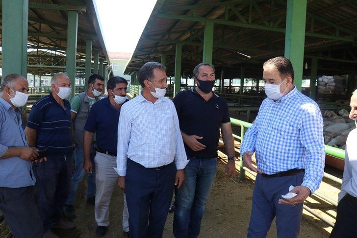 Keskin, hayvan pazarını ziyaret etti G2