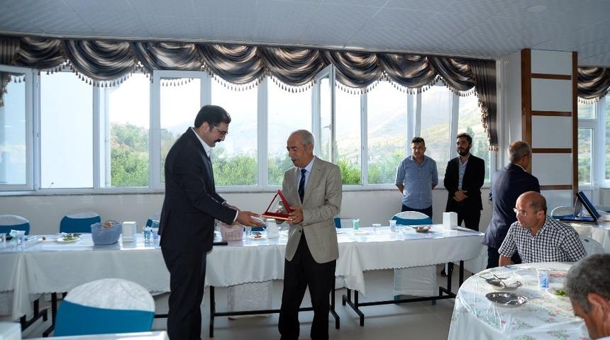 Kaymakam Abdullah Demirdağ&rsquo;a veda yemeği