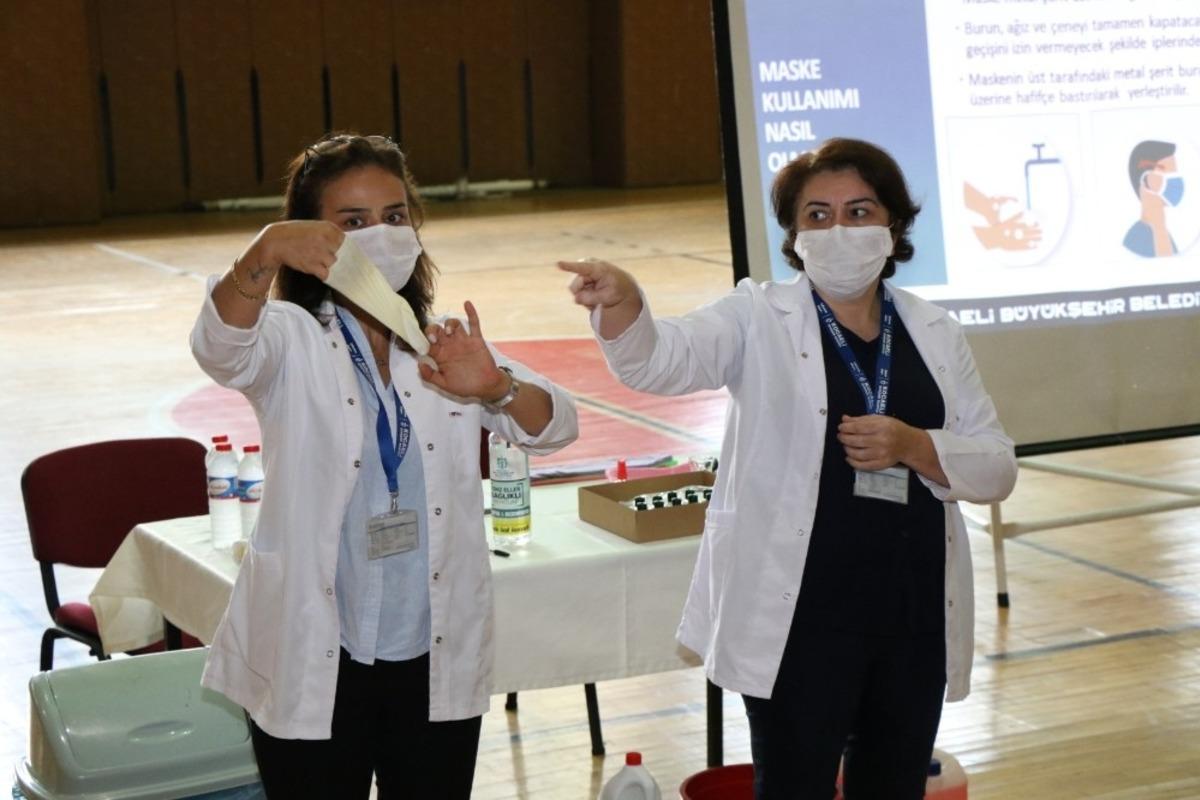 B&uuml;y&uuml;kşehir&rsquo;den kamu kurumlarına salgın ve hijyen eğitimi