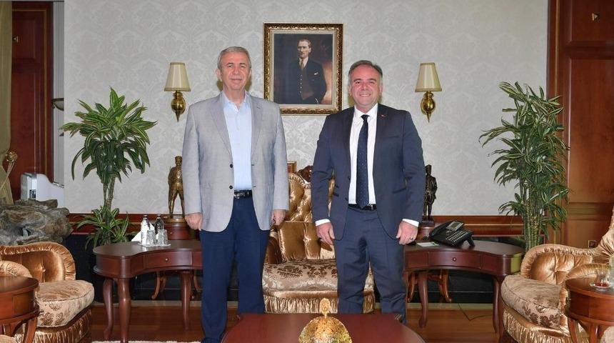 Başkan Öndeş’ten Mansur Yavaş’a ziyaret