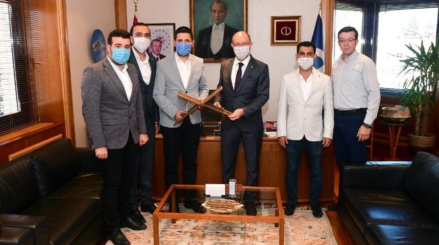 T&Uuml;GVA&rsquo;dan Rekt&ouml;r Erdal&rsquo;a ziyaret