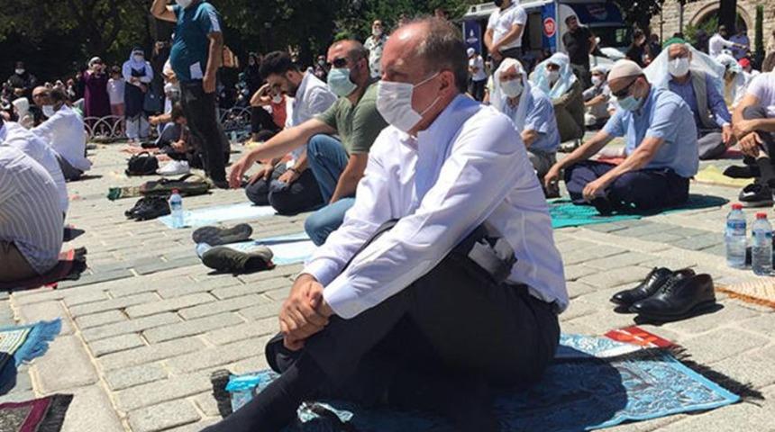 Muharrem İnce: Ayasofya'ya gidenlerin sevabı fazla, Sultanahmet'e gidenlerin az mı?