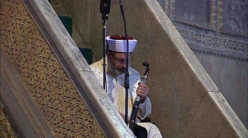 Hutbede kılı&ccedil; geleneği nedir? Ayasofya Cami a&ccedil;ılışındaki hutbede kılı&ccedil; ne anlama gelir?