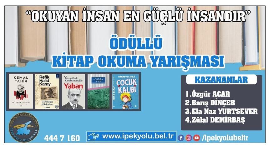 Kitap Okuma Yarışması’nda kazananlar belli oldu